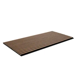 VEVOR Wood Slat Acoustic Panels, 7.9 x 94.5 inch, MDF Accent Wooden Wall Panels for Modern Interior Wall Decor, Faux Wood Wall Board Panels for Noise Reduction, Silver Wood