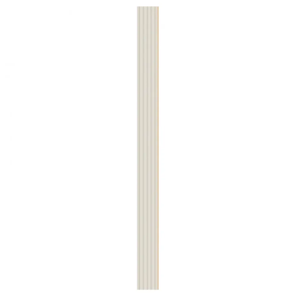 VEVOR Wood Slat Acoustic Panels 8 PCS 96 x 6 inch for Modern Wall Matte White