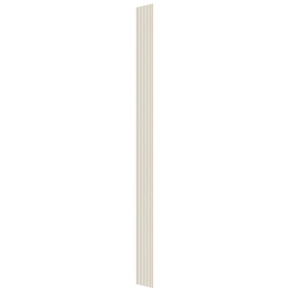VEVOR Wood Slat Acoustic Panels 8 PCS 96 x 6 inch for Modern Wall Matte White