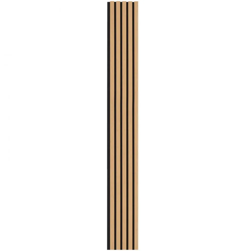 VEVOR Wood Slat Acoustic Panels, 7.9 x 94.5 inch, MDF Accent Wooden Wall Panels for Modern Interior Wall Decor, Faux Wood Wall Board Panels for Noise Reduction, Light Oak