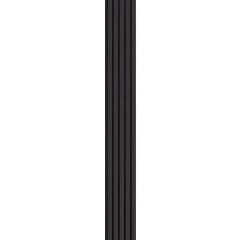 VEVOR Wood Slat Acoustic Panels, 7.9 x 94.5 inch, MDF Accent Wooden Wall Panels for Modern Interior Wall Decor, Faux Wood Wall Board Panels for Noise Reduction, Black Oak