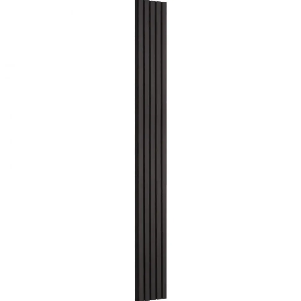 VEVOR Wood Slat Acoustic Panels, 7.9 x 94.5 inch, MDF Accent Wooden Wall Panels for Modern Interior Wall Decor, Faux Wood Wall Board Panels for Noise Reduction, Black Oak
