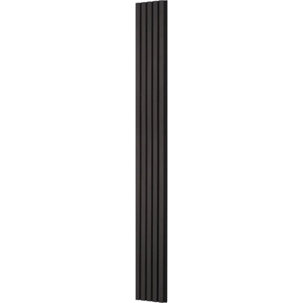 VEVOR Wood Slat Acoustic Panels, 7.9 x 94.5 inch, MDF Accent Wooden Wall Panels for Modern Interior Wall Decor, Faux Wood Wall Board Panels for Noise Reduction, Black Oak