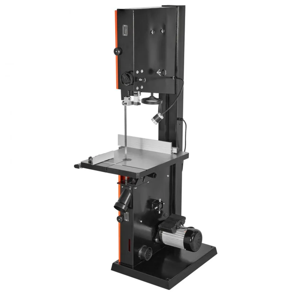 VEVOR Woodworking Bandsaw, 18-Inch, Band Saw with 2240W 3HP Motor, 16-Inch Maximum Cutting Height, 27.2 x 20 in Cast Iron Table, with 360° Work Light, Miter Gauge, Fence, Band Saw for Woodworking