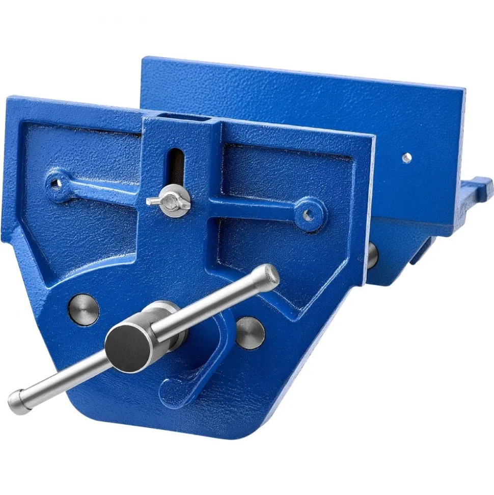 VEVOR Woodworking Vise, 7 Inch Jaw Width, Quick Release Wood Bench Vise, 8 Inch Max Jaw Opening, Heavy-duty Cast Iron Construction, Workbench Vice with Adjustable Front Stop, for Woodworking Drilling