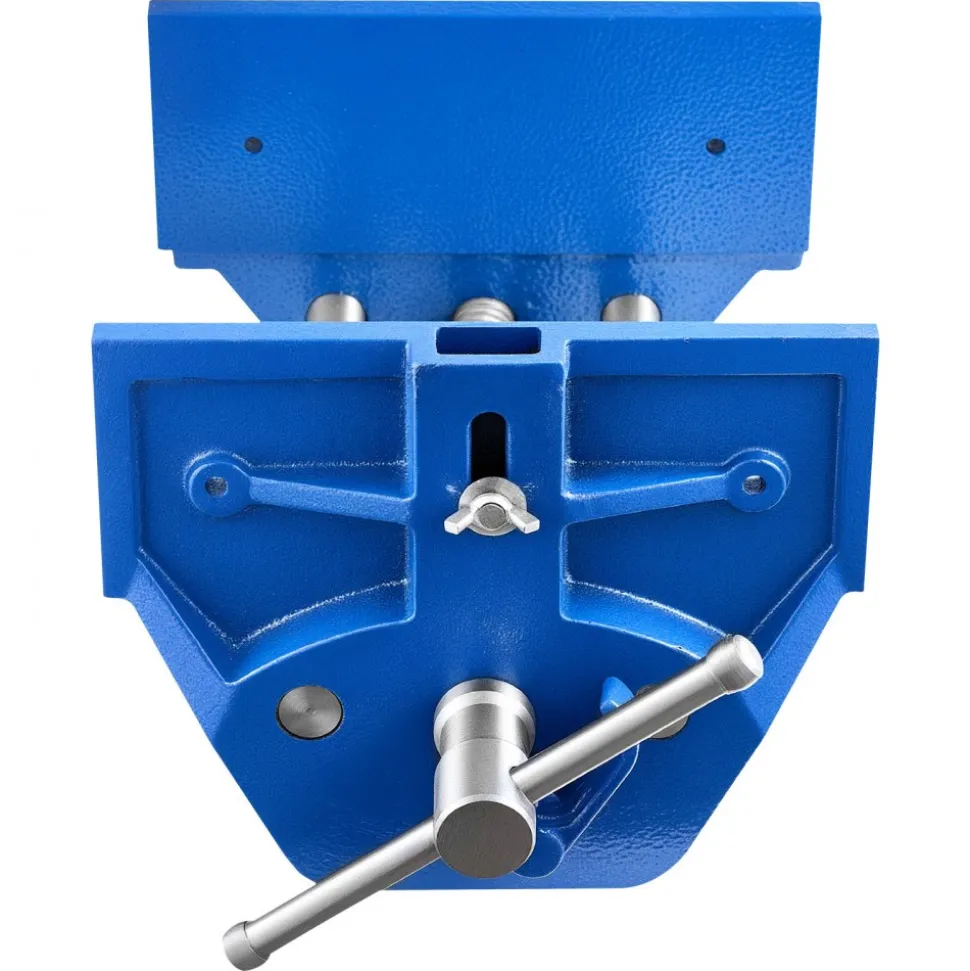 VEVOR Woodworking Vise, 7 Inch Jaw Width, Quick Release Wood Bench Vise, 8 Inch Max Jaw Opening, Heavy-duty Cast Iron Construction, Workbench Vice with Adjustable Front Stop, for Woodworking Drilling