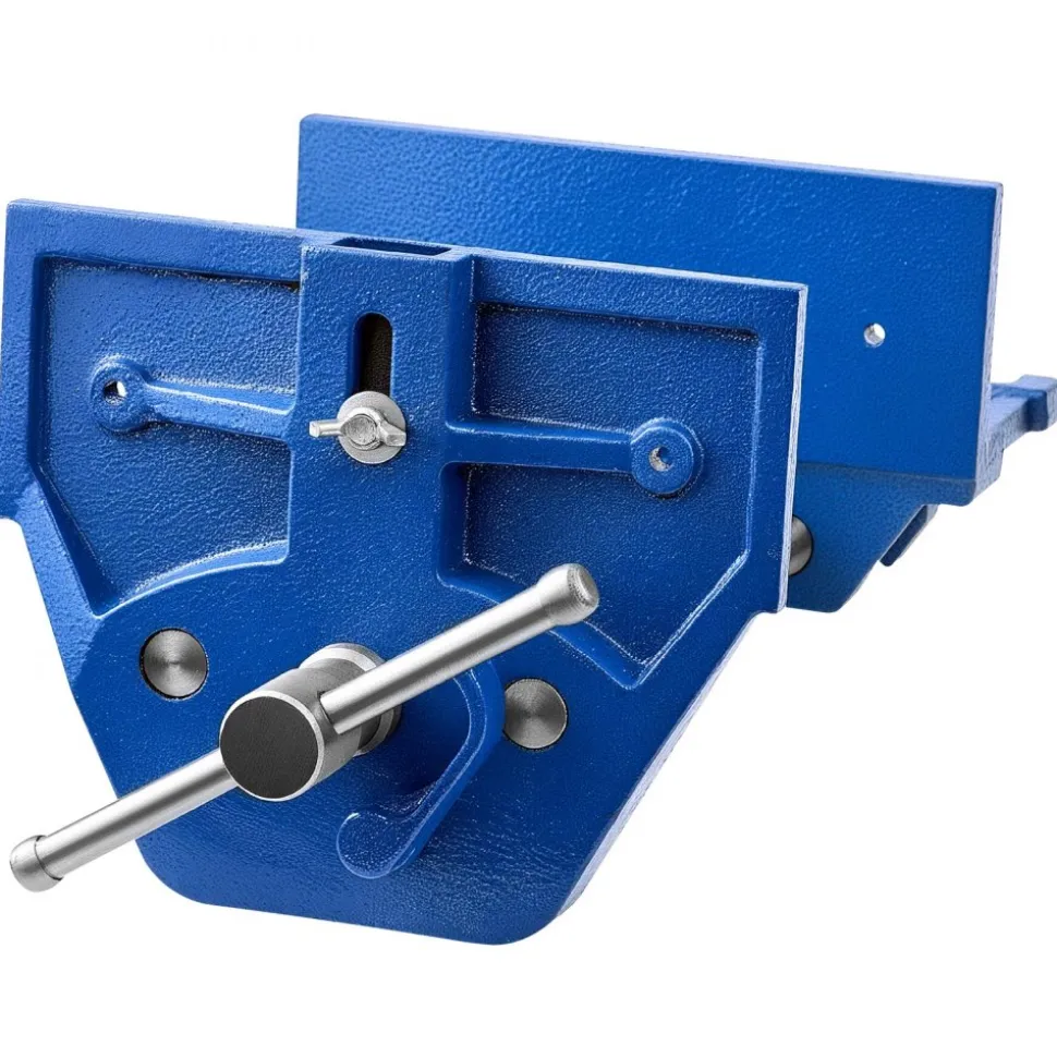 VEVOR Woodworking Vise, 7 Inch Jaw Width, Quick Release Wood Bench Vise, 8 Inch Max Jaw Opening, Heavy-duty Cast Iron Construction, Workbench Vice with Adjustable Front Stop, for Woodworking Drilling