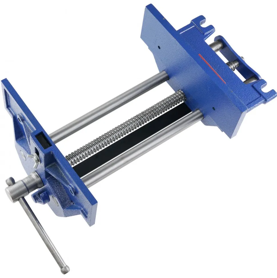 VEVOR Woodworking Vise, 13 inch Woodworking Bench Vise, Heavy-duty Cast Iron Vice for Workbench 10.6" Jaw Width, with Quick Release Lever for Woodworking, Cutting, and Drilling
