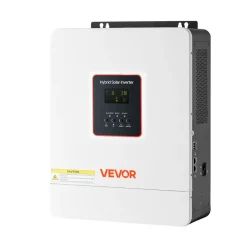 VEVOR 4000W Single-Phase Hybrid Solar Inverter, 24V DC to 230V AC, Pure Sine Wave Power Inverter with Built-in 120A MPPT Solar Controller, WiFi Module, for Lead Acid/Lithium Battery Off-Grid
