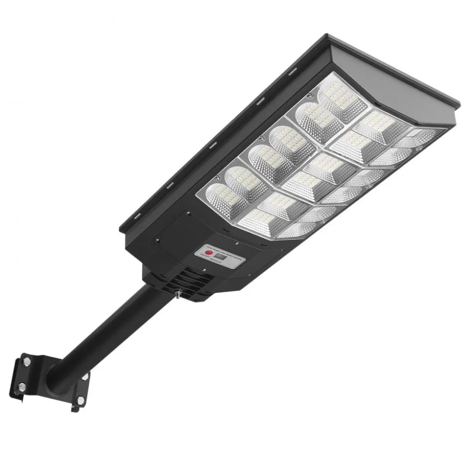 VEVOR 12000W Solar Street Light Outdoor, 900000LM, Commercial Parking Lot Light Dusk to Dawn, LED Flood Security Lamp with Motion Sensor, IP65 Waterproof Wide Angle Outdoor Lighting, for Driveway Yard