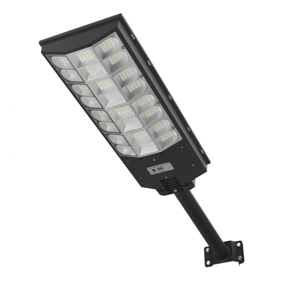 VEVOR 8000W Solar Street Lights Outdoor, 450000LM, Commercial Parking Lot Lights Dusk to Dawn, LED Flood Security Lamp with Motion Sensor, IP65 Waterproof Outdoor Lighting, for Driveway Yard, 3 Pack