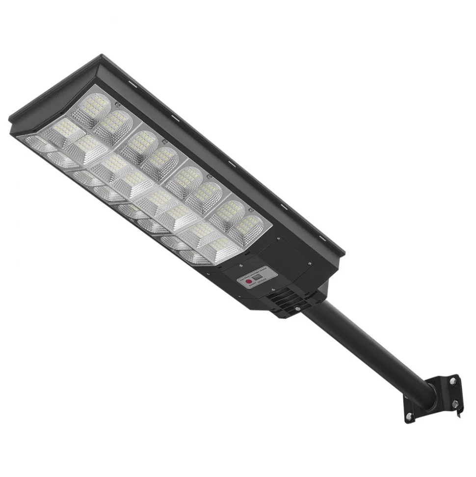 VEVOR 8000W Solar Street Lights Outdoor, 450000LM, Commercial Parking Lot Lights Dusk to Dawn, LED Flood Security Lamp with Motion Sensor, IP67 Waterproof Outdoor Lighting, for Driveway Yard, 2 Pack