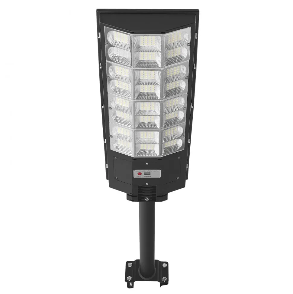 VEVOR 8000W Solar Street Lights Outdoor, 450000LM, Commercial Parking Lot Lights Dusk to Dawn, LED Flood Security Lamp with Motion Sensor, IP67 Waterproof Outdoor Lighting, for Driveway Yard, 2 Pack