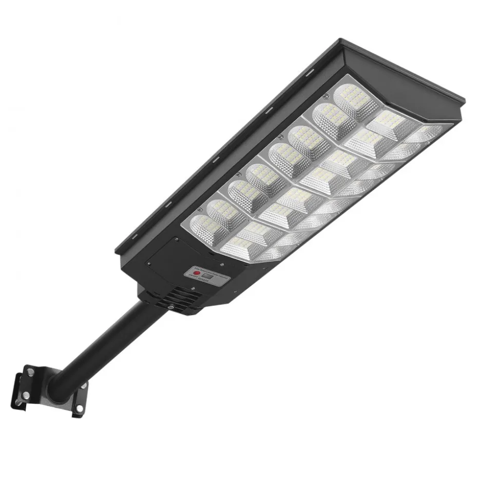 VEVOR 8000W Solar Street Lights Outdoor, 450000LM, Commercial Parking Lot Lights Dusk to Dawn, LED Flood Security Lamp with Motion Sensor, IP67 Waterproof Outdoor Lighting, for Driveway Yard, 2 Pack