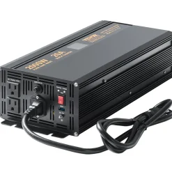 VEVOR 2000W Sump Pump Battery Backup with LCD, Automatically Shifts to Inverter Power Ensuring Uninterrupted Operation, Essential for Emergencies & Power Failures