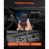 VEVOR 8" 800W Underseat Car Subwoofer, Slim Powered Car Subwoofers Under the Seat, Low Profile Audio Sub Built-in Amplifier, High/Low Level Input & Volume Controller for SUVs, Car, Truck, RV