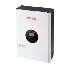 VEVOR 6000W 48V Hybrid Solar Inverter, 120V/240V Split Phase, Built-in 120A MPPT Solar Controller, Low Frequency Pure Sine Wave Power Inverter Charger, for Lead Acid Lithium Battery Off-Grid Systems