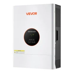 VEVOR 6000W 48V Hybrid Solar Inverter, 120V/240V Split Phase, Built-in 120A MPPT Solar Controller, Low Frequency Pure Sine Wave Power Inverter Charger, for Lead Acid Lithium Battery Off-Grid Systems