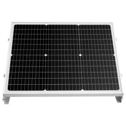 VEVOR 50W 12V Solar Battery Trickle Charger Maintainer, Mono Solar Panel Battery Charger with Upgraded MPPT Controller & Adjustable Mount Bracket, IP65 Waterproof for Car Boat RV Trailer House Roof