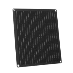 VEVOR 20W 12V Solar Panel Battery Charger, Solar Battery Trickle Charger Maintainer with Built-in Smart Controller & 3 Connection Cables, IP67 Waterproof Portable for RV Car Motorcycle Boat Van Camper