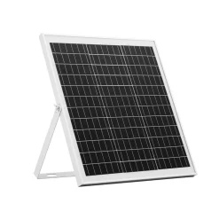 VEVOR 20W 12V Solar Panel Battery Charger, Solar Battery Trickle Charger Maintainer with Built-in Controller & 0-60° Adjustable Pole Mount Bracket, IP67 for Gate Fence Farm Lawn (Fit 1.5" - 3" Poles)
