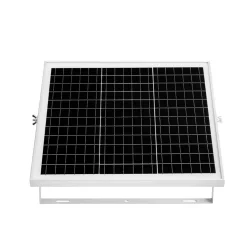 VEVOR 20W 12V Solar Panel Battery Charger, Solar Battery Trickle Charger Maintainer with Built-in Controller & 0-60° Adjustable Pole Mount Bracket, IP67 for Gate Fence Farm Lawn (Fit 1.5