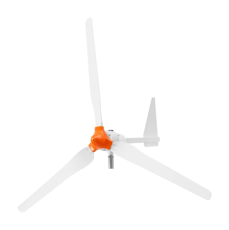 VEVOR 1000W 12V Wind Turbine Generator, 3-Blade Wind Turbine Kit with Wind/Solar Hybrid Controller, Efficient 3-Phase AC Permanent Wind Power Generator for RV Boat Home Farm (Tower Pole Not Include)