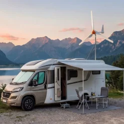 VEVOR 1000W 12V Wind Turbine Generator, 3-Blade Wind Turbine Kit with Wind/Solar Hybrid Controller, Efficient 3-Phase AC Permanent Wind Power Generator for RV Boat Home Farm (Tower Pole Not Include)
