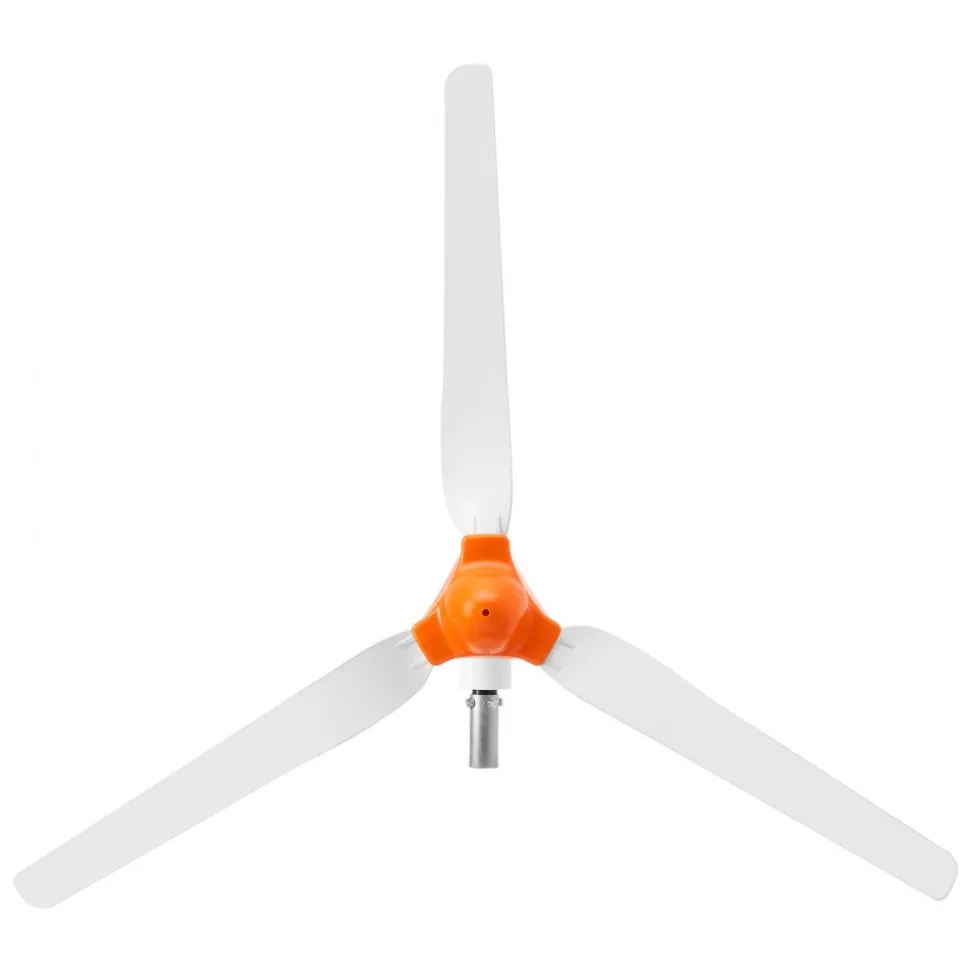 VEVOR 1200W 24V Wind Turbine Generator, 3-Blade Wind Turbine Kit with Wind/Solar Hybrid Controller, Efficient 3-Phase AC Permanent Wind Power Generator for RV Boat Home Farm (Tower Pole Not Included)