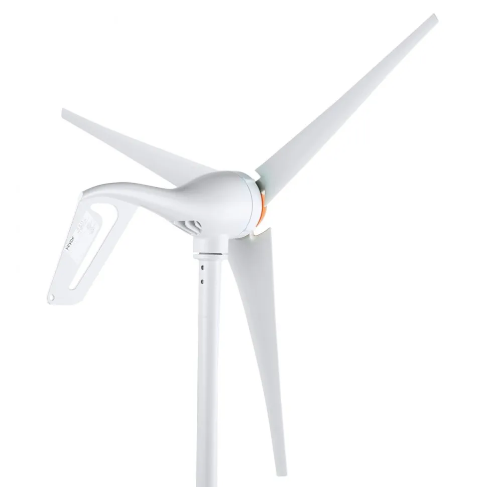VEVOR 500W Wind Turbine Generator with Anemometer, 12V Wind Turbine Kit, 3-Blade Wind Power Generator, MPPT Controller & Adjustable Windward Direction, Suitable for Home, Farm, RVs, Boats