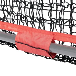 VEVOR 7x7 ft Baseball Softball Practice Net, Portable Baseball Training Net for Hitting Batting Catching Pitching, Backstop Baseball Equipment Training Aids with Strike Zone (Net Only)