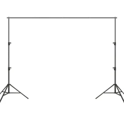 VEVOR 12 x 10 ft Heavy Duty Backdrop Stand, Height Adjustable Photography Backdrop Stand, Background Support System with 6 Clamps and A Carry Bag, for Party, Wedding, Display, Photo