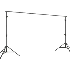 VEVOR 12 x 10 ft Heavy Duty Backdrop Stand, Height Adjustable Photography Backdrop Stand, Background Support System with 6 Clamps and A Carry Bag, for Party, Wedding, Display, Photo