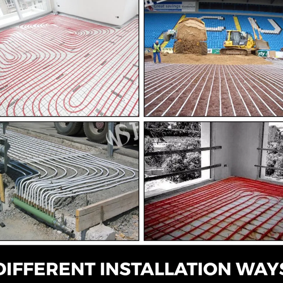 VEVOR 3/4" X 300Ft PEX Tubing Pex-B Red Hydronic Radiant Floor Heat Heating System Pex Pipe Pex Tube (3/4" , 300Ft/Red)