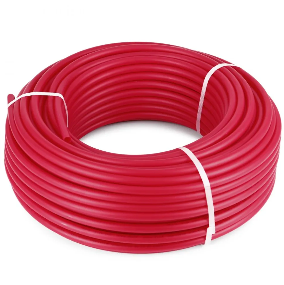 VEVOR 3/4" X 300Ft PEX Tubing Pex-B Red Hydronic Radiant Floor Heat Heating System Pex Pipe Pex Tube (3/4" , 300Ft/Red)