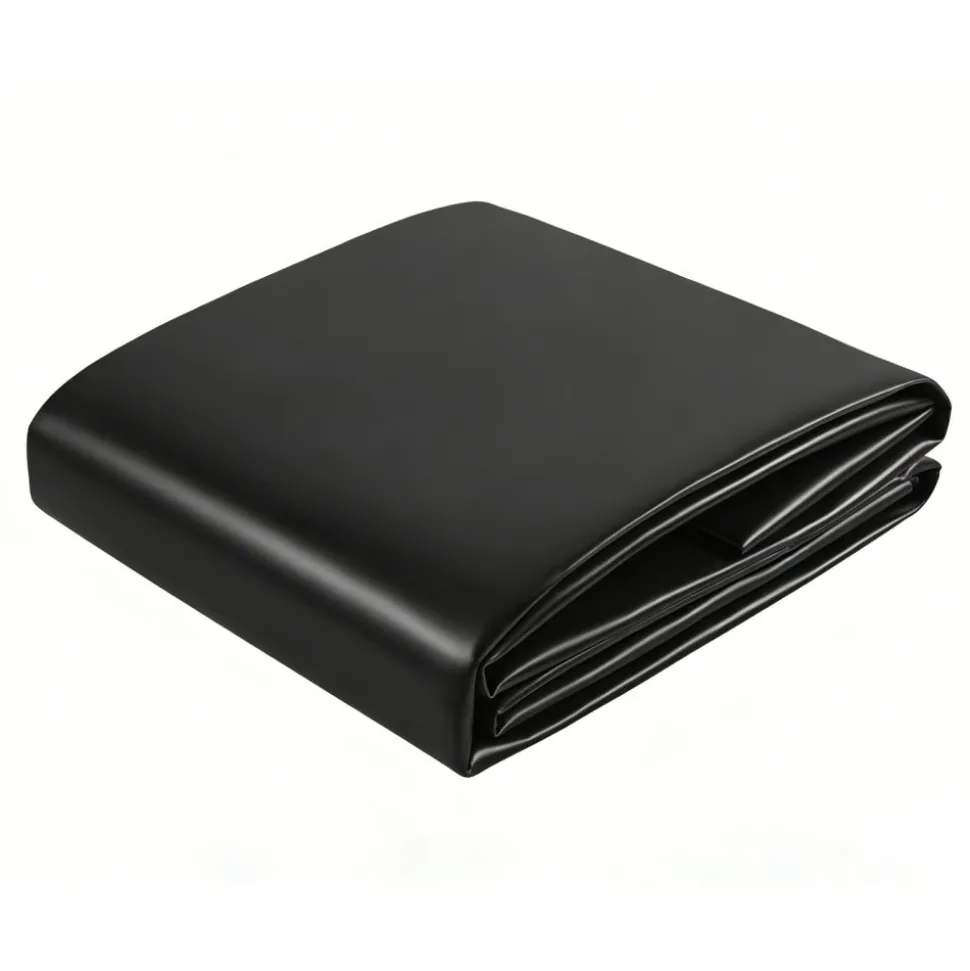 VEVOR 8 x 10 ft Pond Liner, 45 Mil Thickness, EPDM Rubber Material Fish Pond Liner for Outdoor Ponds, Easy to Cut, Durable & Leakproof, for Water Garden, Waterfall, Fishpond, Koi, Fountains, Black