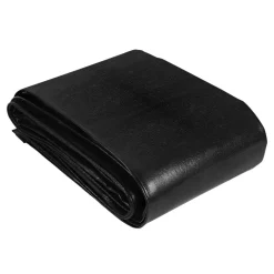 VEVOR 20 x 25 ft Pond Liner, 14 Mil Thickness, 3-Layer Reinforced PE Fish Koi Pond Liner for Outdoor Ponds, with Hemmed Edge and 4 Metal Buttonholes, for Water Garden, Waterfall, and Fountains, Black