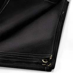 VEVOR 8 x 10 Ft Welding Blanket Black Fiberglass Blanket Portable Fiberglass Fire Retardant Blanket Welding Mat Welding Fireproof Thermal Resistant Insulation With Carry Bag