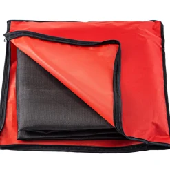 VEVOR 8 x 10 Ft Welding Blanket Black Fiberglass Blanket Portable Fiberglass Fire Retardant Blanket Welding Mat Welding Fireproof Thermal Resistant Insulation With Carry Bag