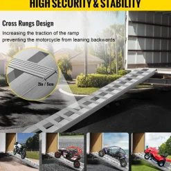 VEVOR 84x14 Inch Aluminum Ramps 6000LBS Capacity Car Trailer Truck ATV Ramps 1 Pair 2 Ramps