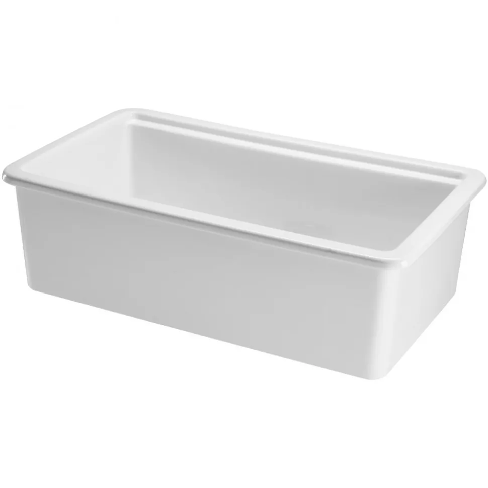 VEVOR 33x19 inch Farmhouse Sink, White Sink Workstation, Fireclay Topmount Undermount Basin, Drop-In Single Bowl Basin with Multiple Accessories, Large Capacity Household Dishwasher Sinks for Kitchen