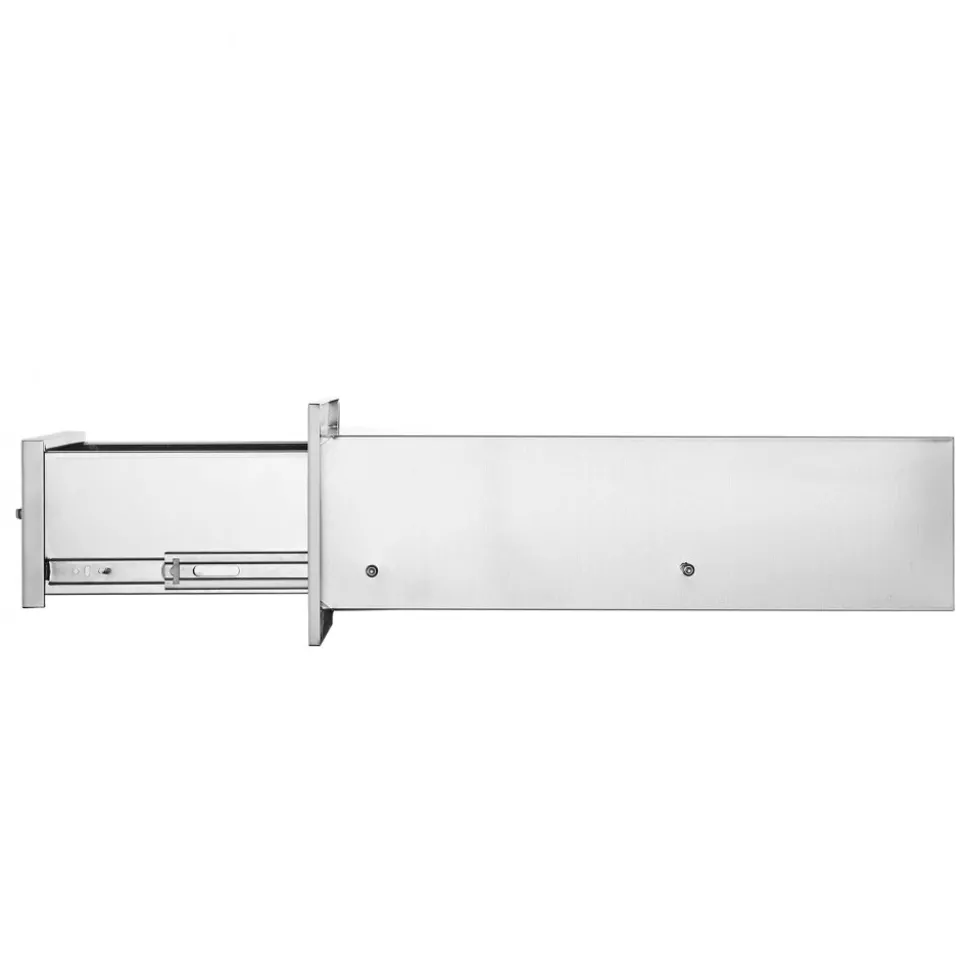 VEVOR 14x8.5 Inch Outdoor Kitchen Drawers Stainless Steel, Flush Mount Double Drawers,14W x 8.5H x 23D Inch, with Stainless Steel Handle, BBQ Drawers for Outdoor Kitchens or BBQ Island