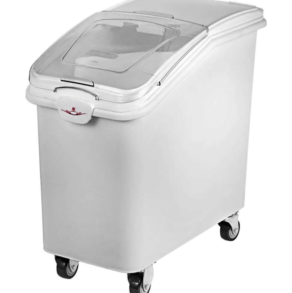 VEVOR 2x Ingredient Bin With Casters 21 Gallon Food Safe Restaurant Kitchen Flour Bins