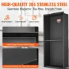 VEVOR 13"x25" No Tile Shower Niche 304 Stainless Steel, Wall-Inserted Niche Recessed Double Shelves, Sealed Waterproof Rust-Resistant Easy Cleaning Modern Niche for Shower or Soap Storage Bathroom