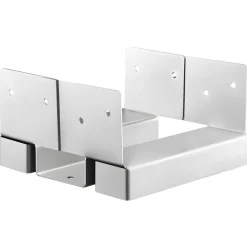 VEVOR 6x6 Post Base 10 Pcs, Inner Size 5.49x5.57inch/139.5x141.5mm Concrete Post Anchor, Heavy-Duty Zinc-Plated Carbon Steel Posts Brackets with 1 Inch Standoff Elevation, for Concrete Pergolas Patio