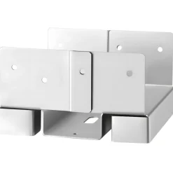 VEVOR 6x6 Post Base 10 Pcs, Inner Size 5.49x5.57inch/139.5x141.5mm Concrete Post Anchor, Heavy-Duty Zinc-Plated Carbon Steel Posts Brackets with 1 Inch Standoff Elevation, for Concrete Pergolas Patio