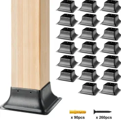 VEVOR 4x4 Post Base 20Pcs, Internal 3.6