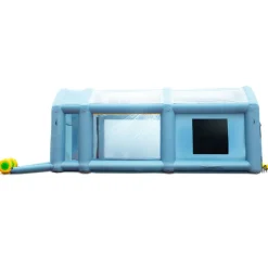 VEVOR 20x10x8ft Inflatable Paint Booth, Inflatable Spray Booth, High Powerful 480W+750W Blowers Spray Booth Tent, Car Paint Tent Air Filter System for Car Parking Tent Workstation Motorcycle Garage