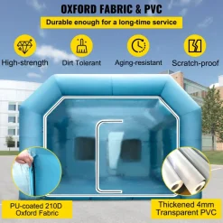 VEVOR 39.3x16.4x13.1Ft Inflatable Spray Booth Custom Tent Paint Booth Inflatable
