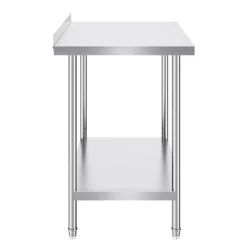 VEVOR 24 x 36 x 36 Inch Stainless Steel Work Table, Commercial Food Prep Worktable Heavy Duty Prep Worktable, Metal Work Table with Adjustable Height for Restaurant, Home and Hotel